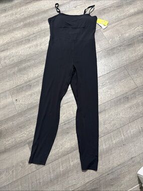 Black Stretch Jumpsuit with Spaghetti Straps